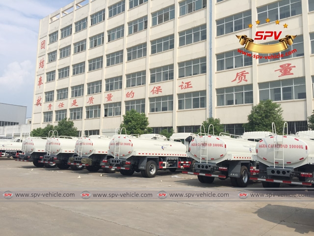 5th shipment of 50 units of JAC Water Bowsers to Venezuela -1